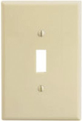 Jumbo Toggle Plate 1-gang Ivory