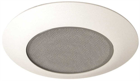 Monument&reg; 6 In. Recessed Vapor Trim, Metal Pebbled Lens, White, 8 X 5 In.