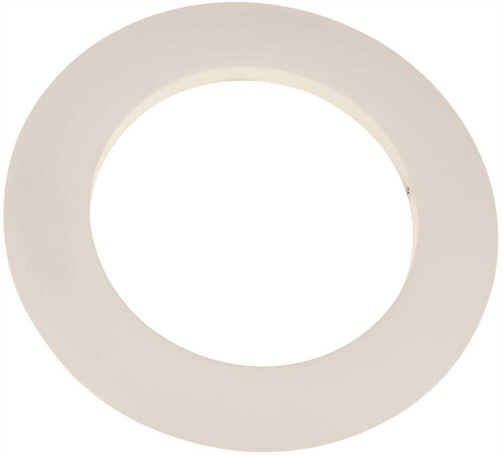 Monument&reg; 6 In. Recessed Open Ring Trim, White, 8 X 5-1-4 In., Br40-par38