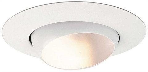 Monument&reg; 6 In. Recessed Eyeball Trim, White, 8 X 4 In., Br30-par30