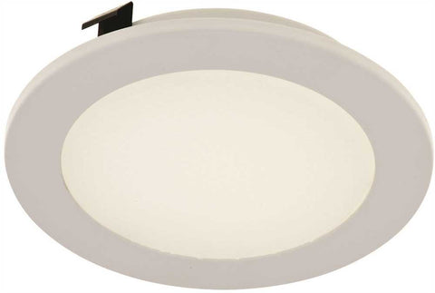 Monument&reg; 4 In. Recessed Vapor Trim, Albalite Lens, Metal Ring, White, 4-7-8 X 3-5-8 In.