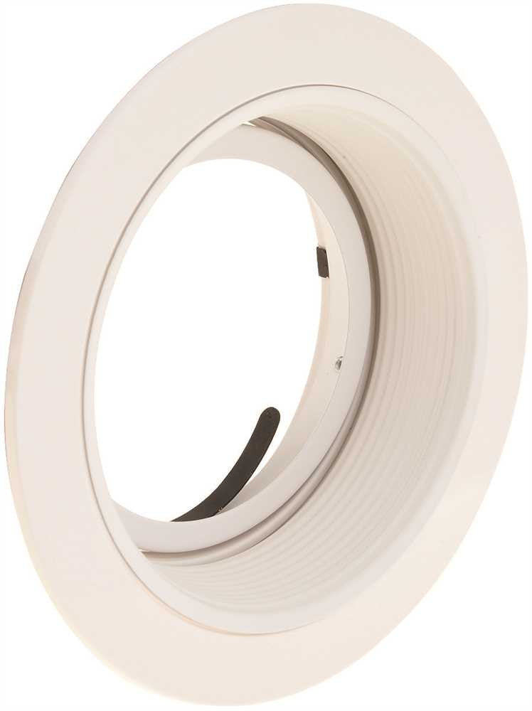 Monument&reg; 6 In. Recessed Regressed Gimbal Ring Trim, White, 7-3-4 X 4-1-4 In., Par38