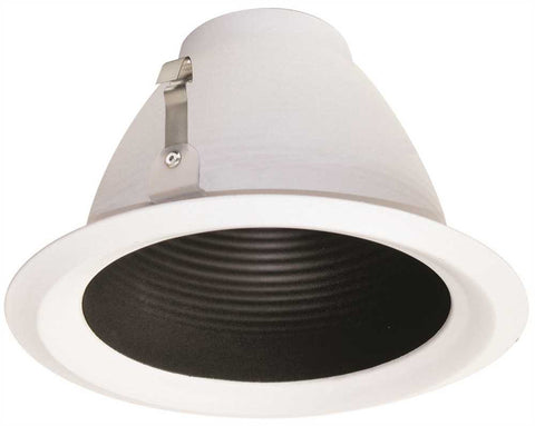 Monument&reg; 6 In. Recessed Airtight Baffle Trim, Black, 7-1-2 X 5-3-8 In., Br30-par30