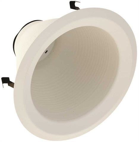 Monument&reg; 6 In. Recessed Airtight Baffle Trim, White, 7-1-2 X 5-3-8 In., Br30-par30