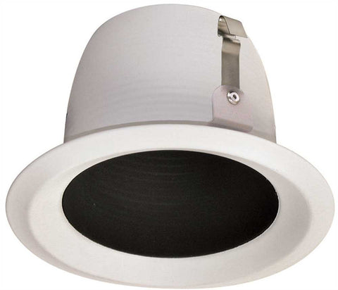 Monument&reg; 4 In. Recessed Airtight Baffle Trim, Black, 5 X 3-3-8 In., R20-par20