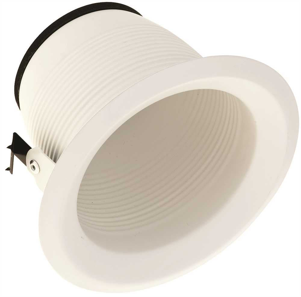 Monument&reg; 4 In. Recessed Airtight Baffle Trim, White, 5 X 3-3-8 In., R20-par20