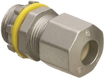 Arlington Strain Relief Cord Connector, Liquid Tight-oil Tight, Non-metallic, 1-2 In.