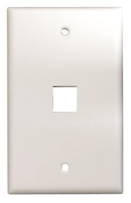 Wall Plate Keystone 1 Port White