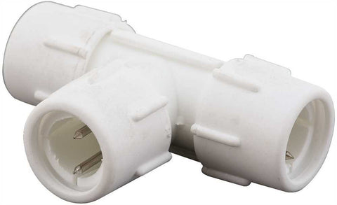 Lighting Rope Style Connector T Type White