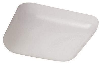 Monument&reg; Square Fluorescent Ceiling Cloud, White, 11 X 3 In., Uses 1-22 Watt Circline Lamp