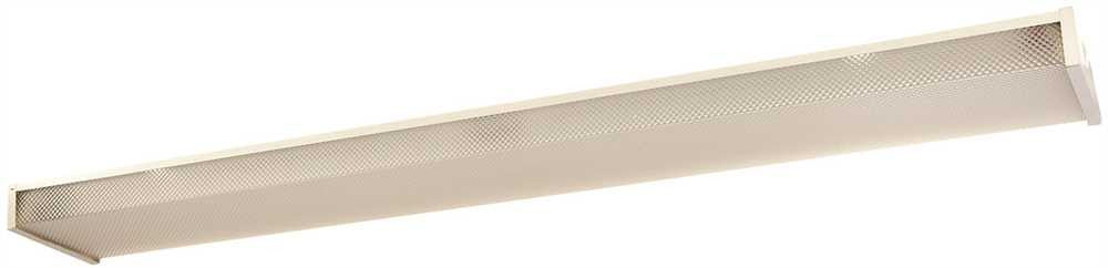 Monument&reg; Fluorescent Wrap Around Light Fixture, Uses Two 32 Or 40 Watt Lamps, 49 X 6-7-8 X 2-1-2"