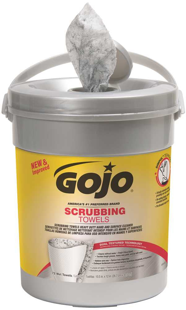 Gojo Scrubbing Wipes 72ct