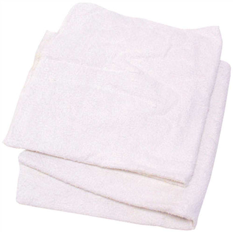 Hospeco White Terry Towel Rags 10 Pounds Per Box