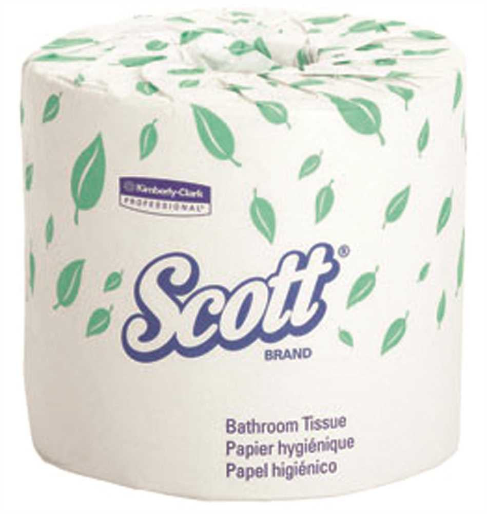 Scott&reg; Embossed Bath Tissue, White, 550 Sheets Per Roll, 80 Rolls Per Case