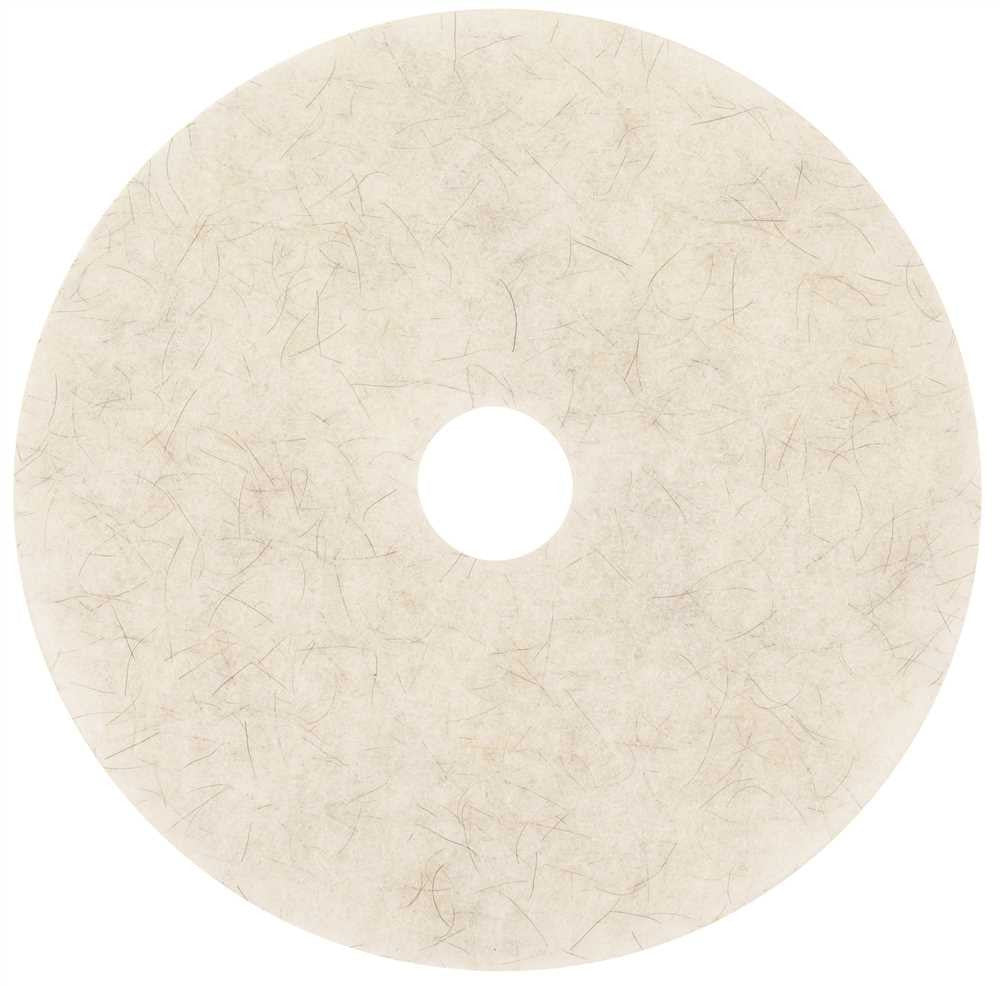 3m 3300  Natural Blend Pad White 20in    5-cs