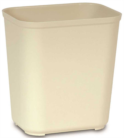 Rubbermaid&reg; Commercial Fire-resistant Trash Can, Beige, 28 Quarts