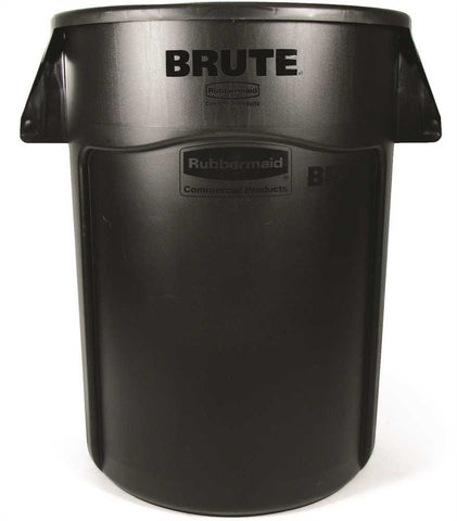 Brute&reg; Vented Utility Trash Can Without Lid, Gray, 44 Gallons