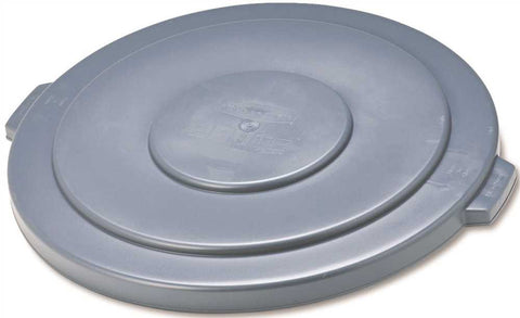 Brute&reg; Snap-on Trash Can Lid For 55-gallon Containers, Gray, 26.8x2"