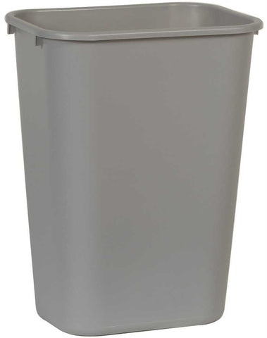 Rubbermaid&reg; Commercial Desk-side Trash Can, Gray, 41-1-4 Quarts