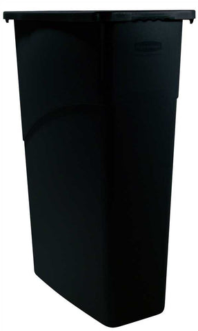 Slim Jim&reg; Trash Can, Black, 23 Gallons