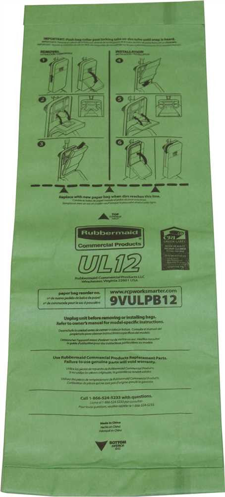 Bag Replacement Paper For 9vul12