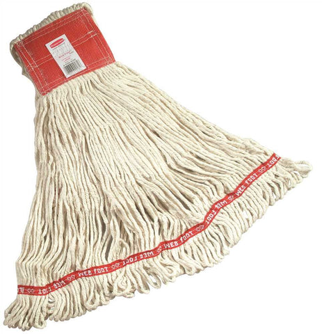 Web Foot Wet Mop Large 5 In White