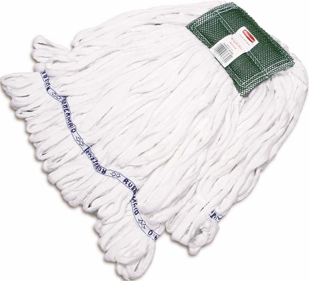 Mop Wet Rough Floor Medium White 5in