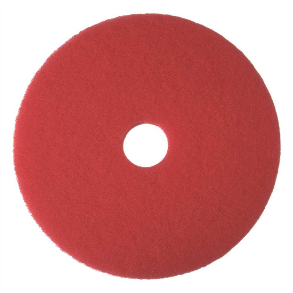 Renown&reg; Buffing Pad, Red, 17 In.