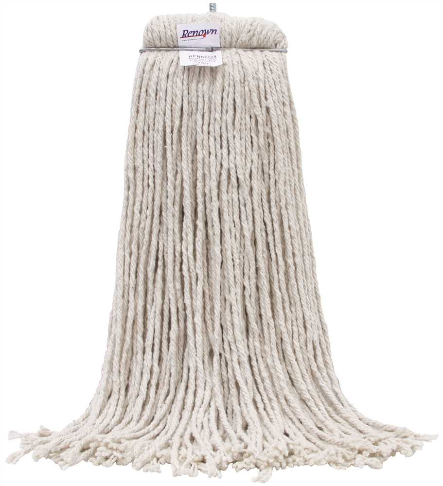 Renown&reg; Standard Cotton Stayflat Cut-end Wet Mop #24