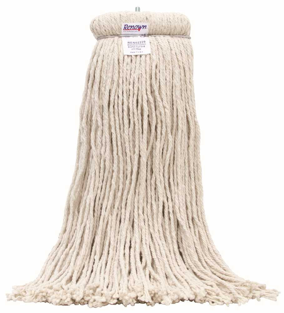 Renown&reg; Standard Cotton Stayflat Cut-end Wet Mop #32