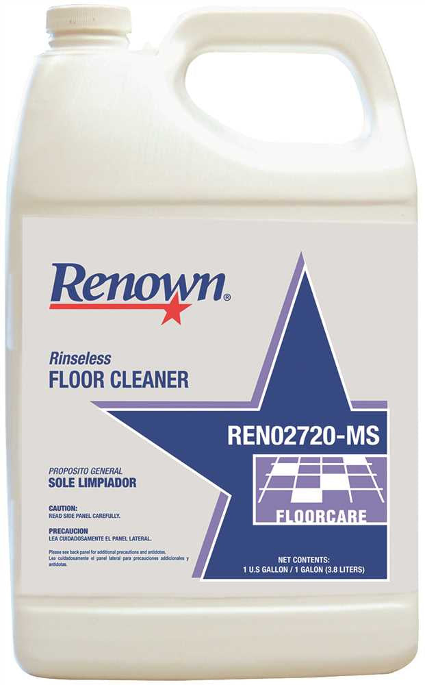 Renown&reg; Rinseless Floor Cleaner, 1 Gallon