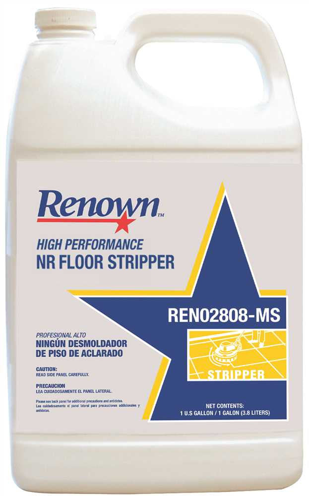 Renown&reg;high Performance Nr Floor Stripper, 1 Gallon