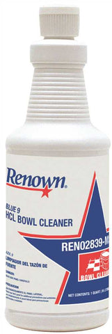 Renown&reg; Blue 9 Hcl Bowl Cleaner, 1 Quart