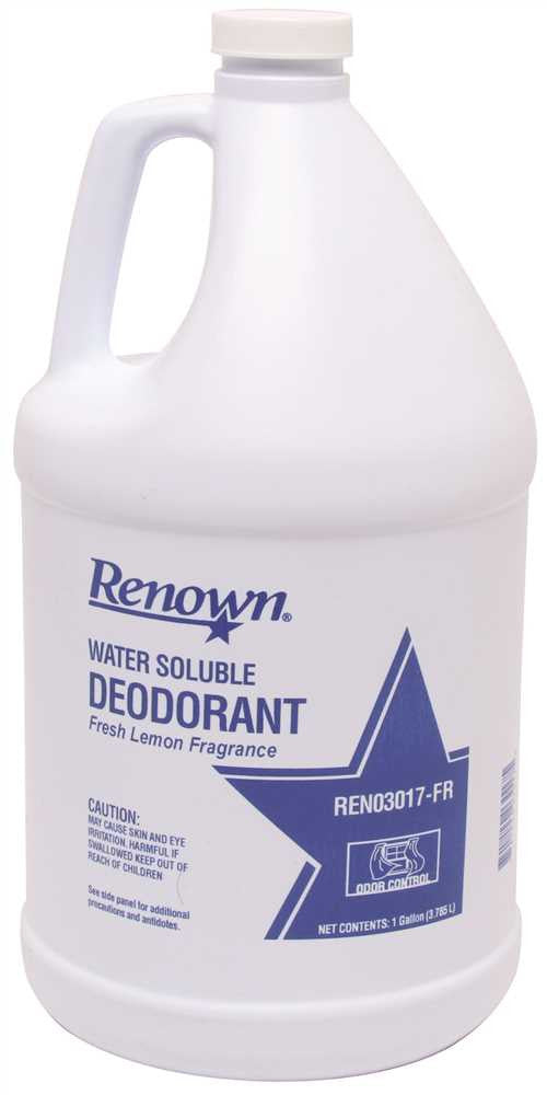 Renown&reg; Water Soluble Lemon Deodorant Gallon