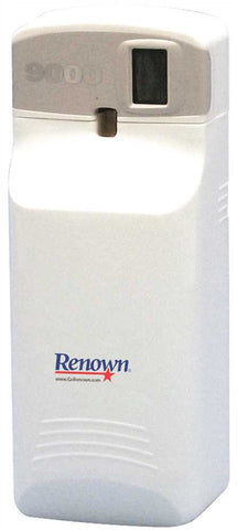 Renown&reg; 9000 Lcd Odor Control Aerosol Dispenser, White