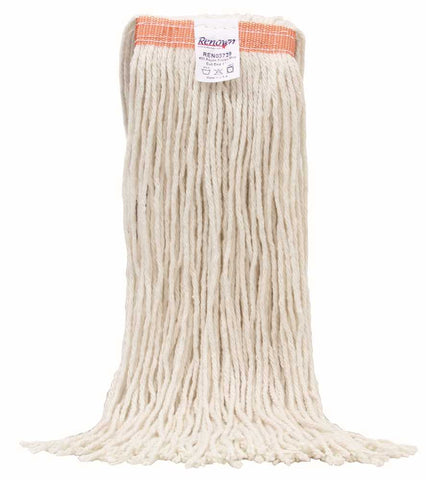 Renown&reg; #20 Standard Cut-end Rayon Wet Mop Head With 1" Headband, White