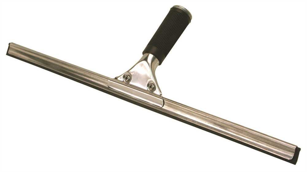 Renown&reg; Stainless Steel Squeegee Complete, 18"