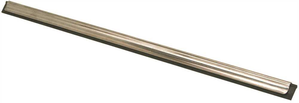 Renown&reg; Squeegee Window Channel 18" Stainless Steel Professional Grade