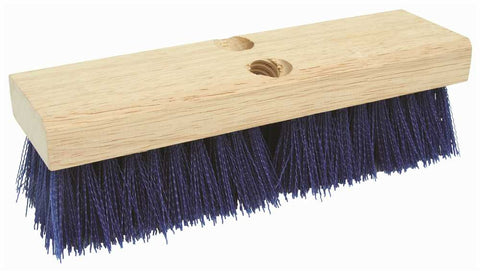 Renown&reg; Deck Scrub Brush, Blue, 10"