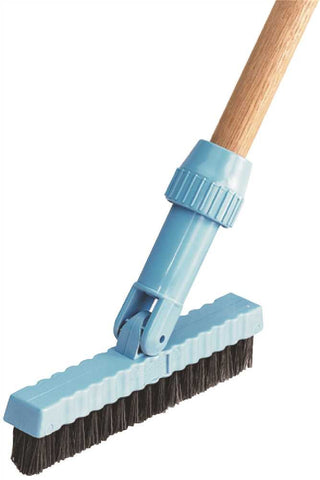 Renown&reg; Grout Brush Pivoting Head  Black 7-1-2"