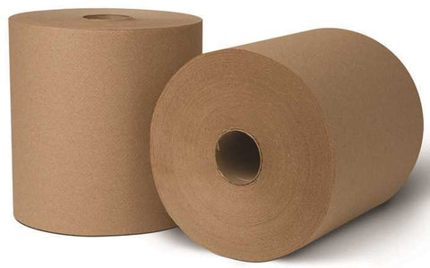 Renown&reg; Controlled Hard Roll Towels, Natural, 8 In. X 800 Ft.