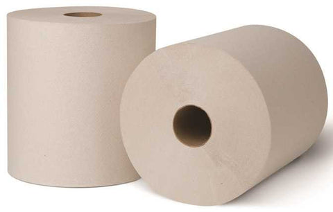 Renown&reg; Controlled Hard Roll Towels, White, 8 In. X 800 Ft.