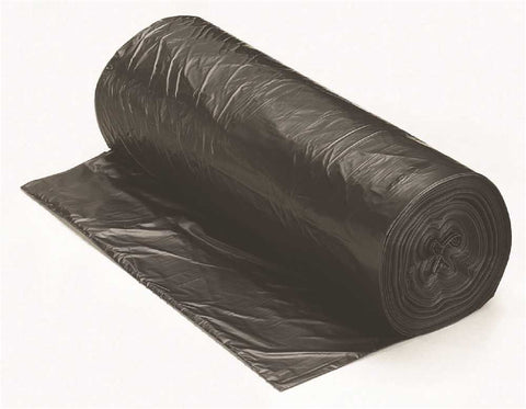 Renown&reg; Can Liner 24x33 15gl 6mic Black 50-rl 20rl-cs