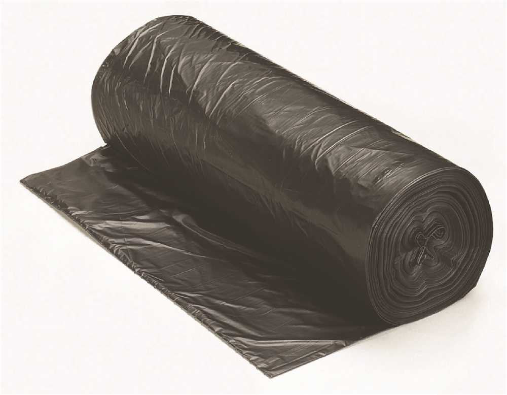 Renown&reg; Can Liner 24x33 15gl 8mic Black 50-rl 20rl-cs