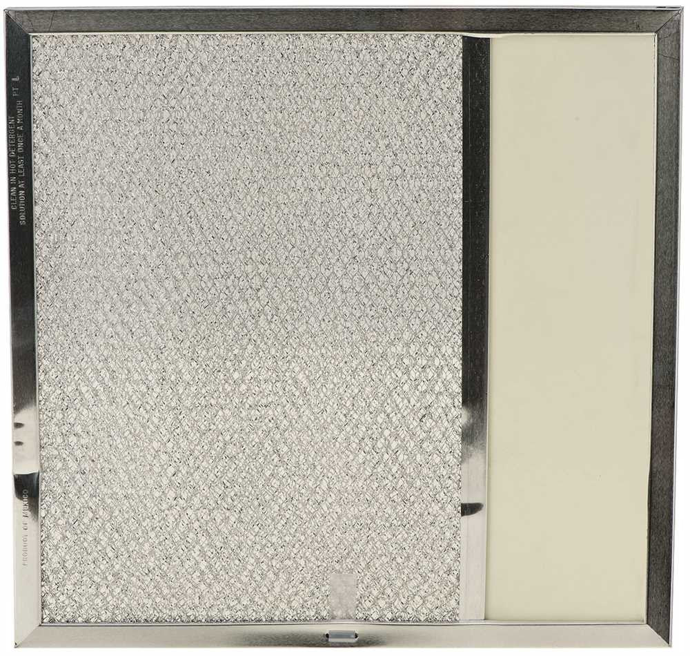 Range Hood Filter With Cover, 11-1-2x11-3-4x3-8 In.