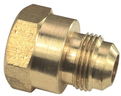 Proplus&reg; Brass Flare Female Adapter Fine Thread, 9-16 In. 24 X 3-8 In.