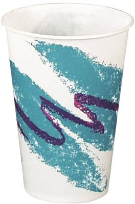 Solo&reg; Waxed Paper Cold Drink Cups, Jazz&reg;, 7 Oz., 2,000 Per Case