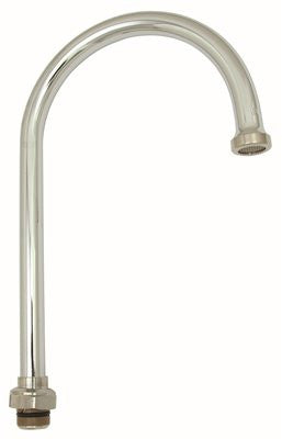 T&s Brass Swing Gooseneck Spout, 10-3-8 In.