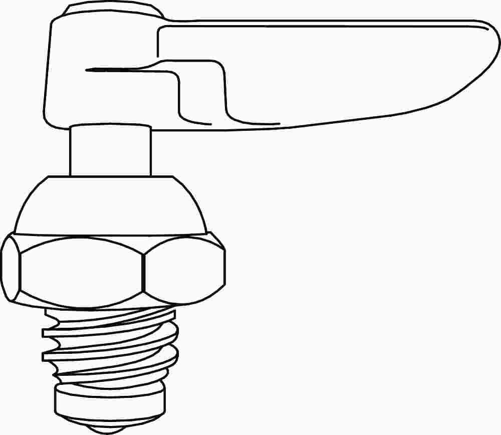 T & S Hot Spindle Assembly Workboard Faucet