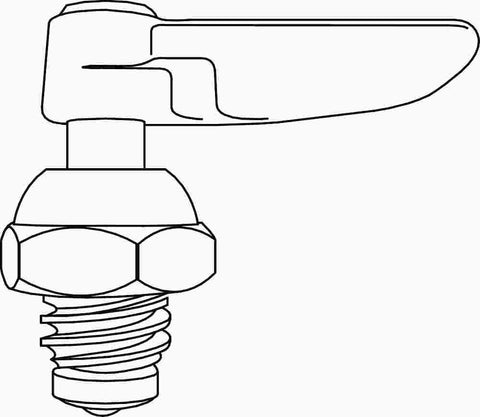 T & S Hot Spindle Assembly Workboard Faucet